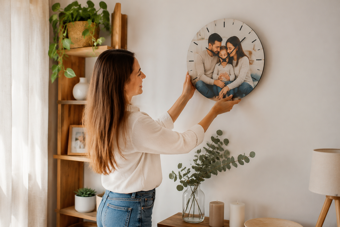 שעון קיר עם הדפסה אישית: מדריך לבחירה נכונה