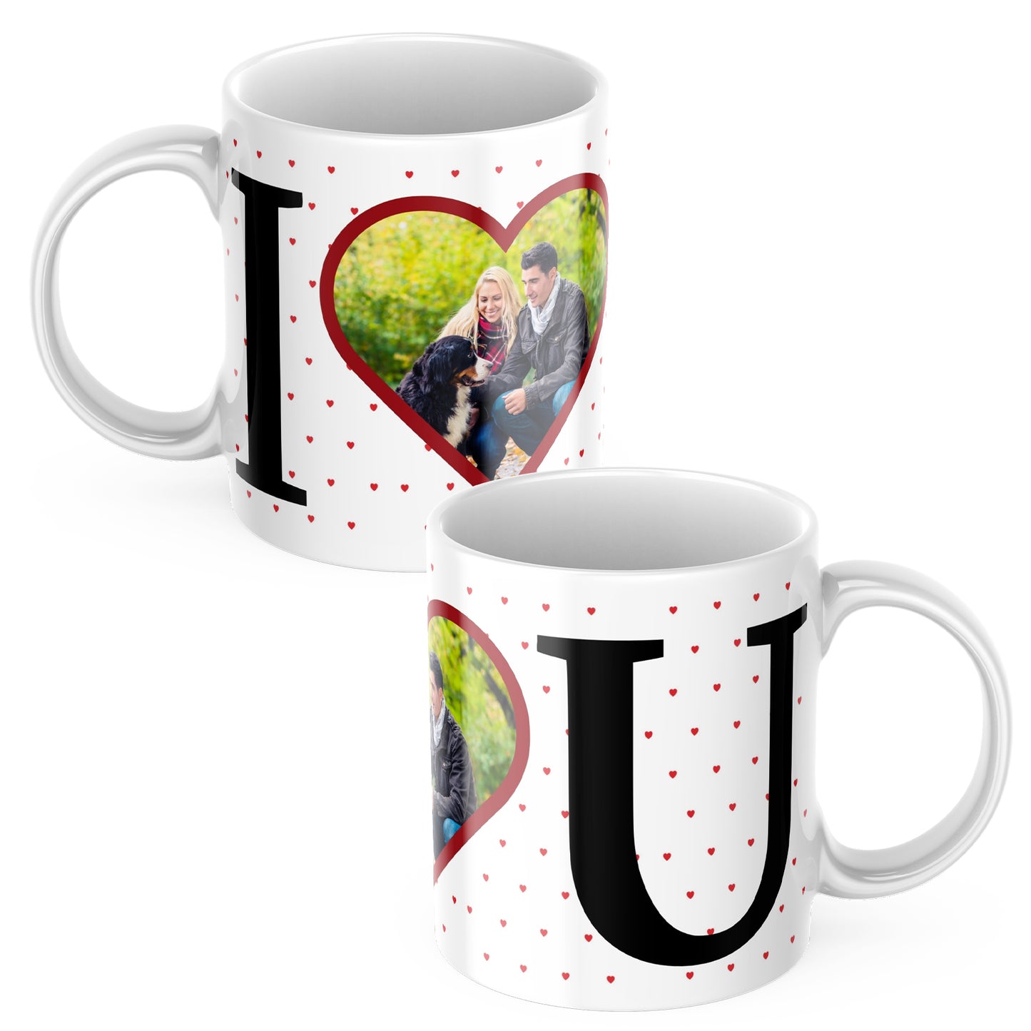 ספל מעוצב- דגם I LOVE U